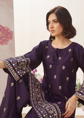 Maya - Purple-Cotton Fabric