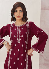 Daisy Maroon 2 pieces