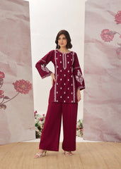 Daisy Maroon 2 pieces