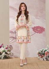 Ahana Cream 2 Pieces
