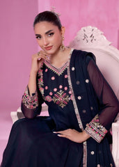 Zeenat Dark Blue