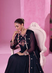 Zeenat Dark Blue