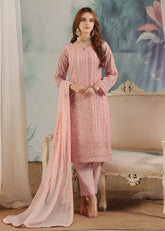 Chandni Tea rose pink - 3 pieces