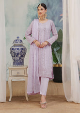 Chandni Lilac - 3 pieces
