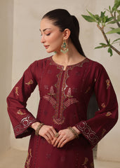 Jasmine Maroon 2 Pieces