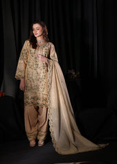 Alina - Khaddi Net with Farshi Shalwar