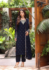 Tehzeeb Navy Blue