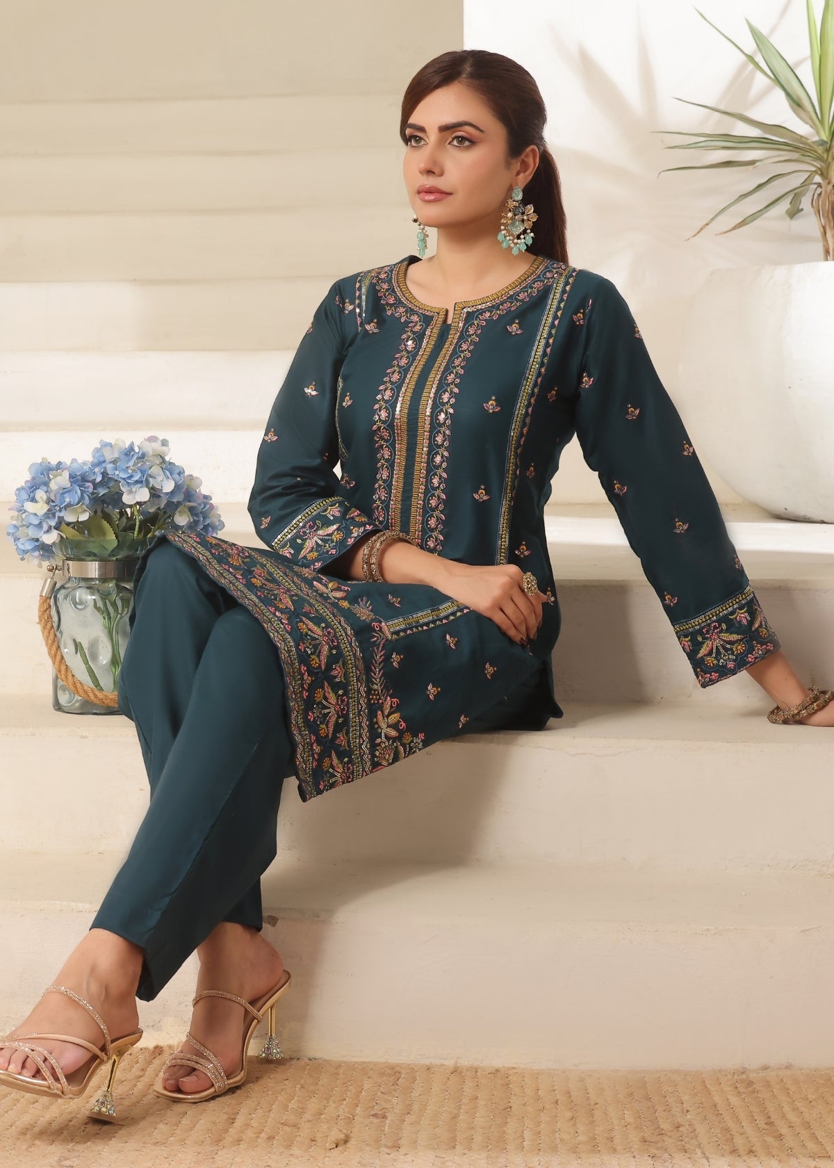 Liyana Sea Green 2 Pieces