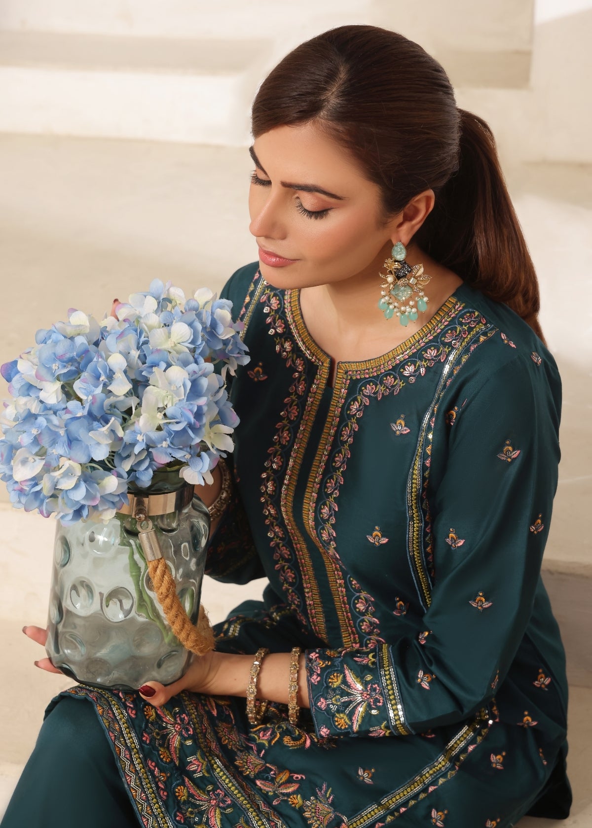 Liyana Sea Green 2 Pieces