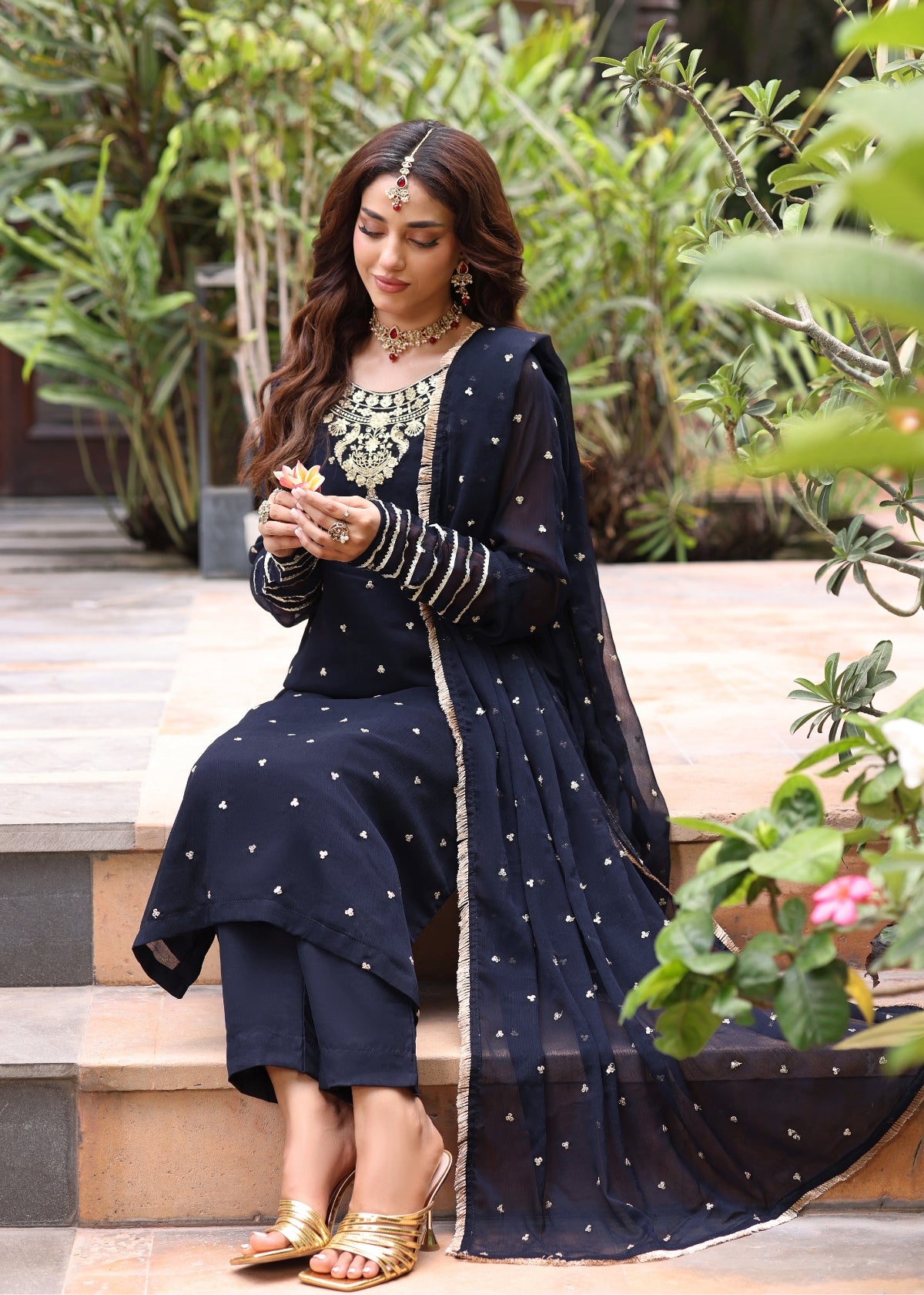 Tehzeeb Navy Blue
