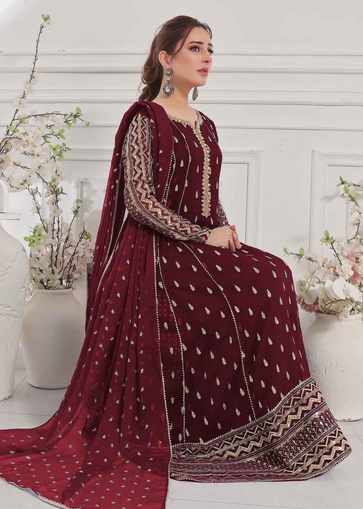 Bahaar - Maroon