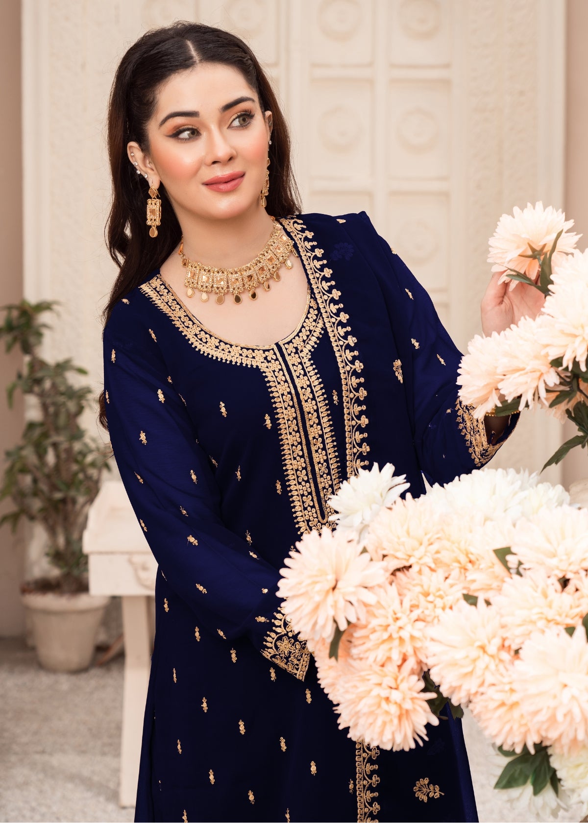 Ada - Navy Blue