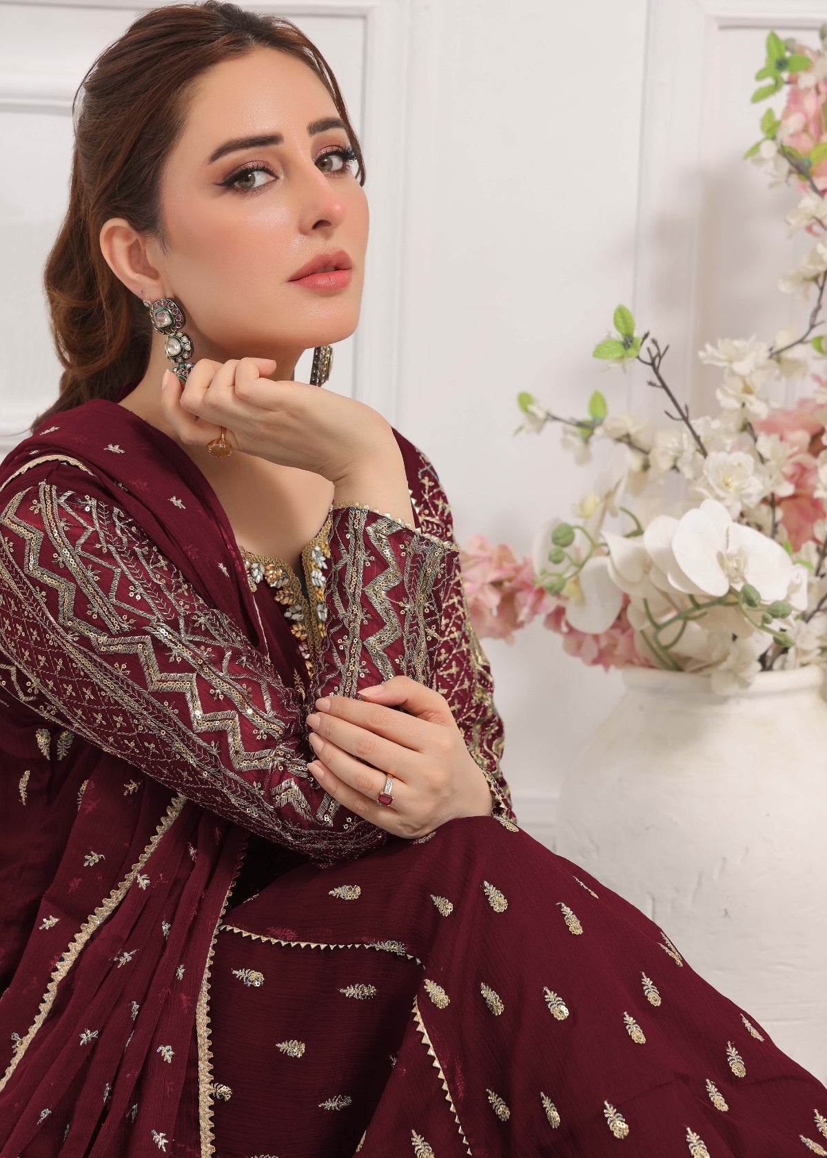 Bahaar - Maroon