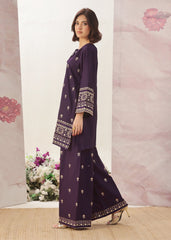 Maya - Purple-Cotton Fabric