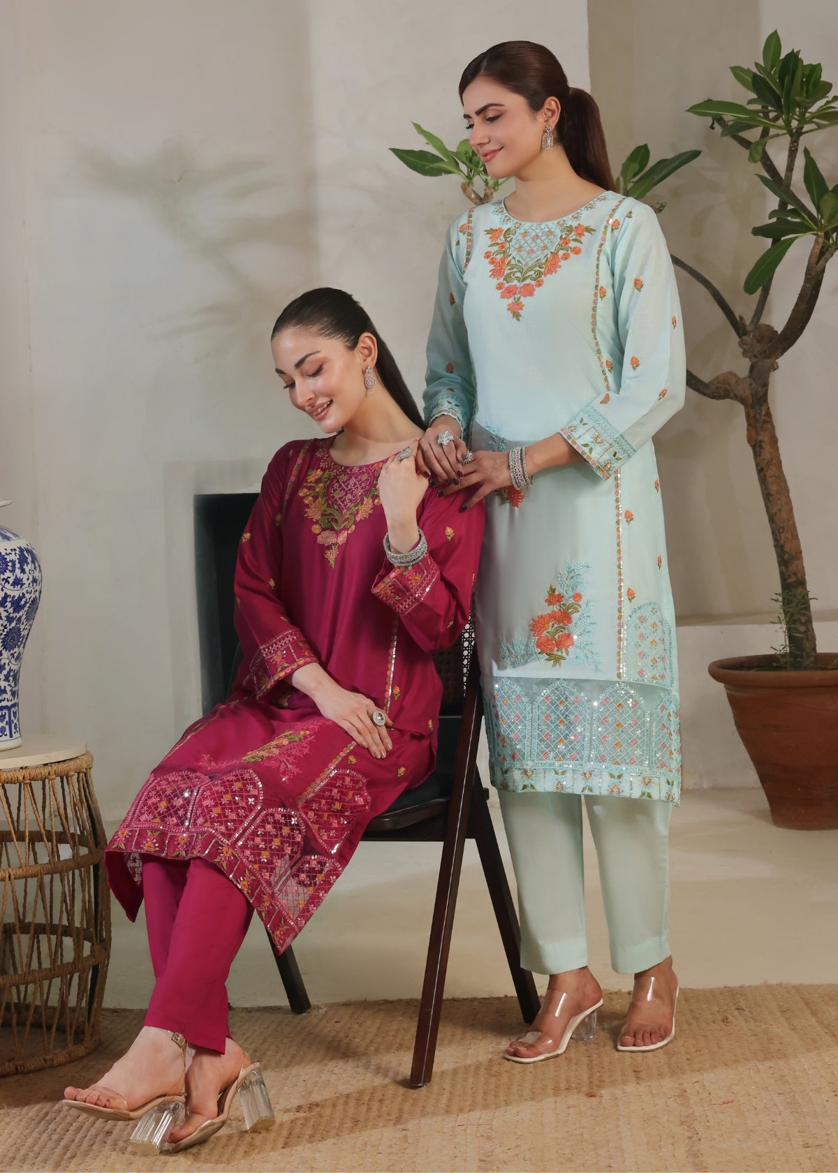 Rayha Ice Blue 2 Pieces