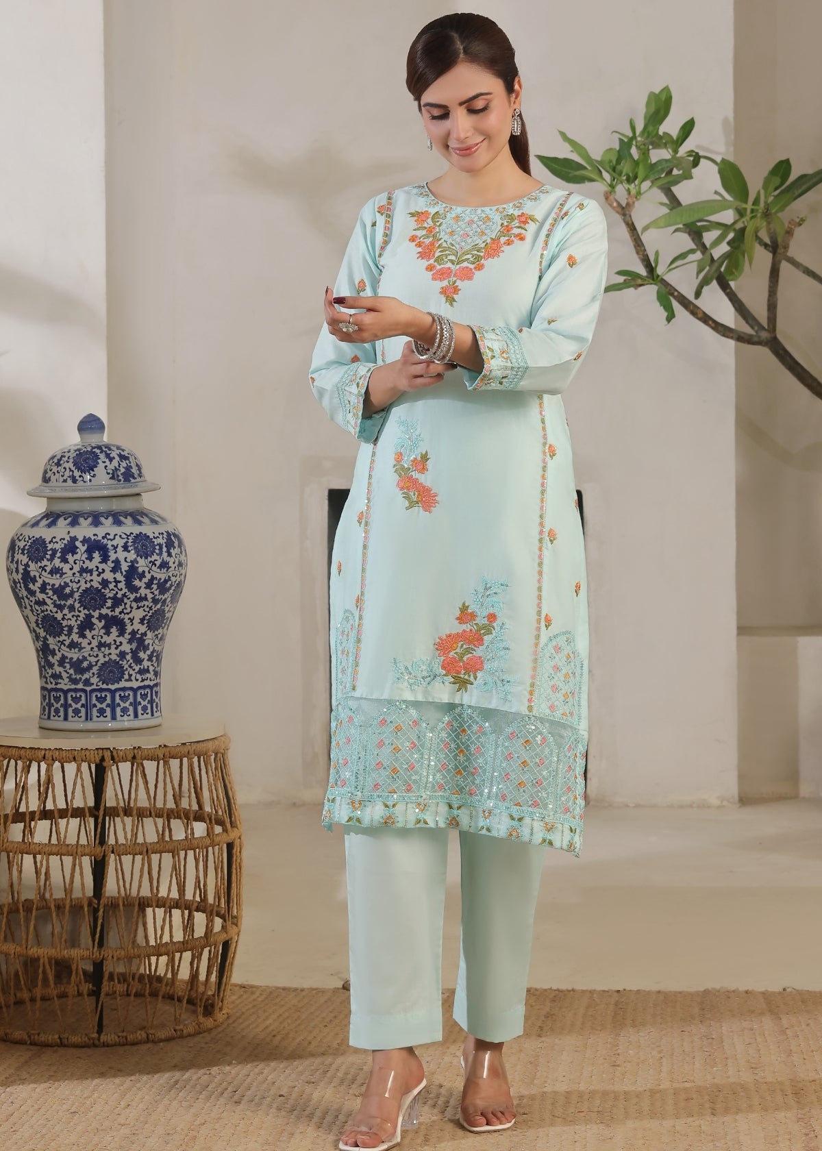 Rayha Ice Blue 2 Pieces