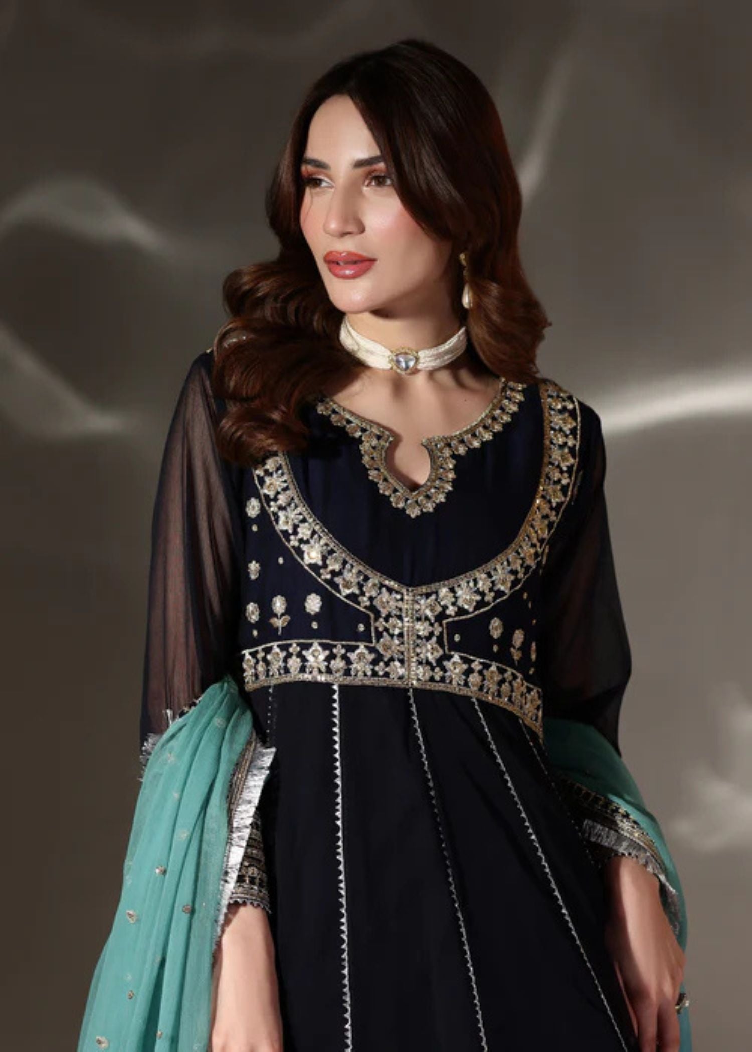 Hooriya Navy Blue