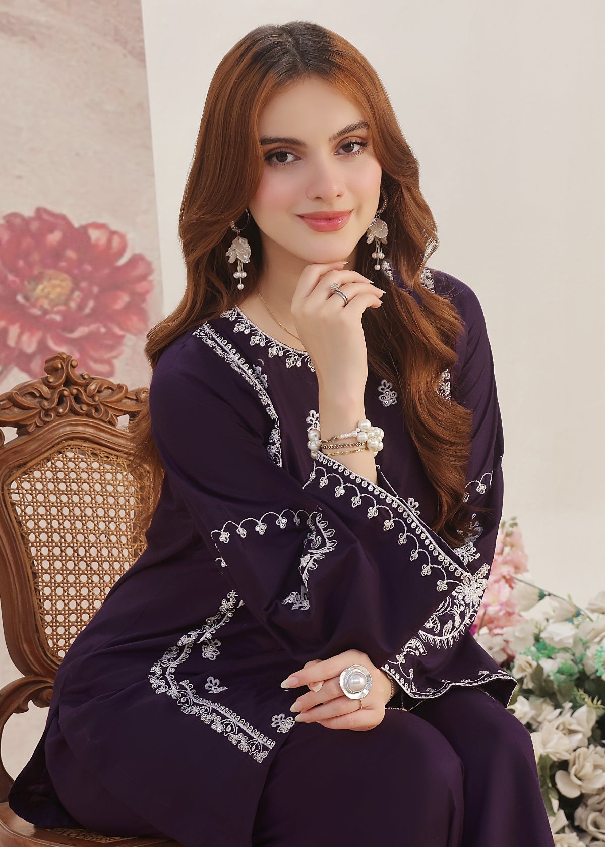 Daisy Purple 2 Pieces