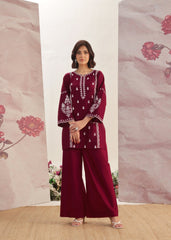 Daisy Maroon 2 pieces