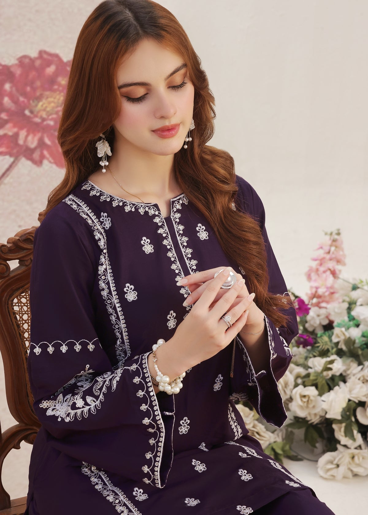 Daisy Purple 2 Pieces