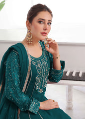 Raani-Peacock & Sea green