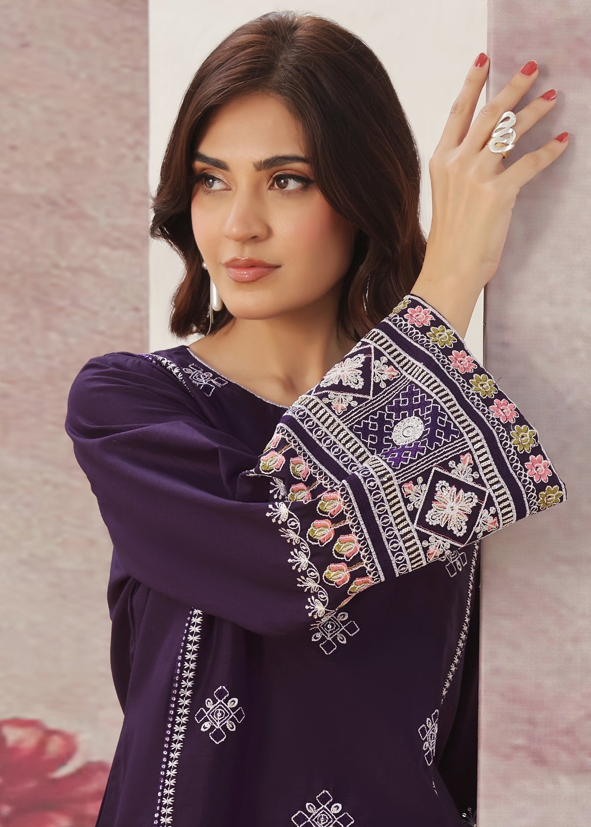 Ainoor Dark Purple 2 Pieces