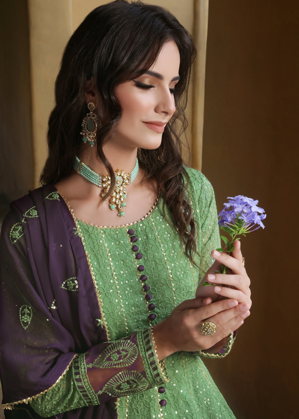 Raqs - Pistachio Green - 3 Pieces