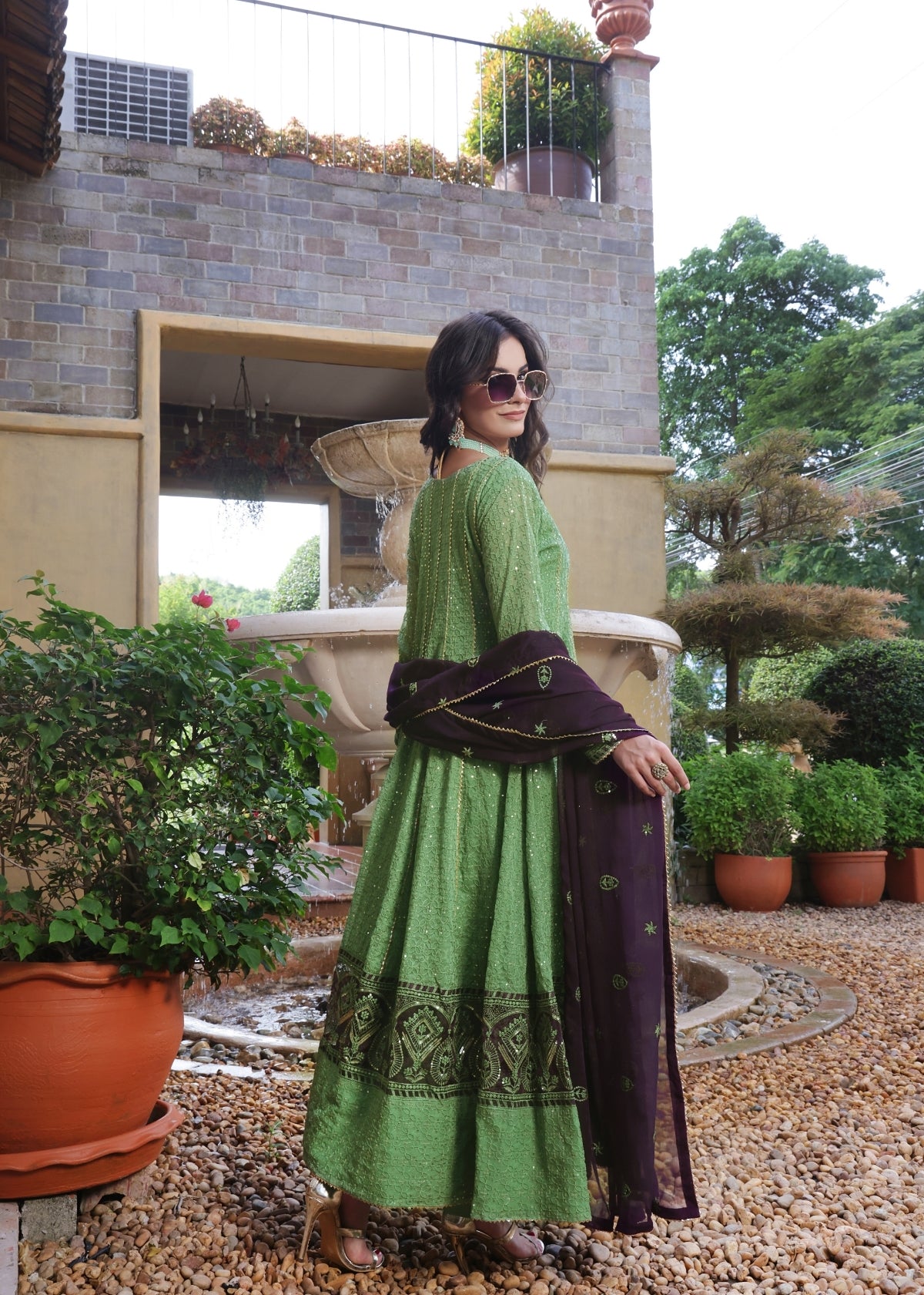 Raqs - Pistachio Green - 3 Pieces