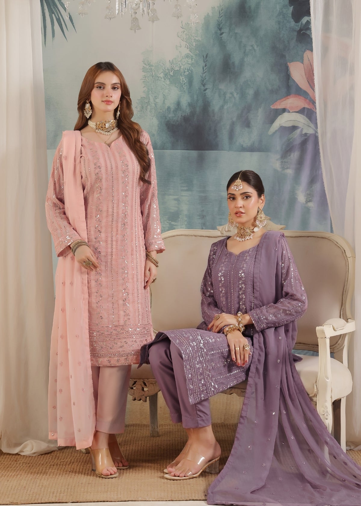 Chandni Purple - 3 pieces