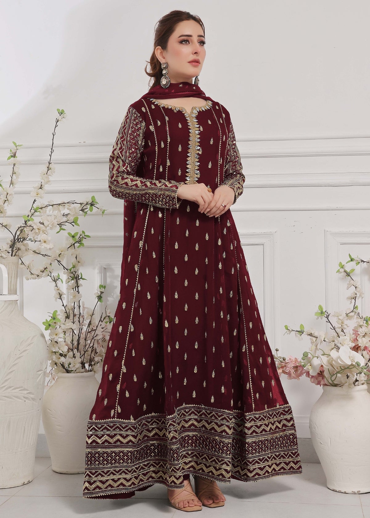 Bahaar - Maroon
