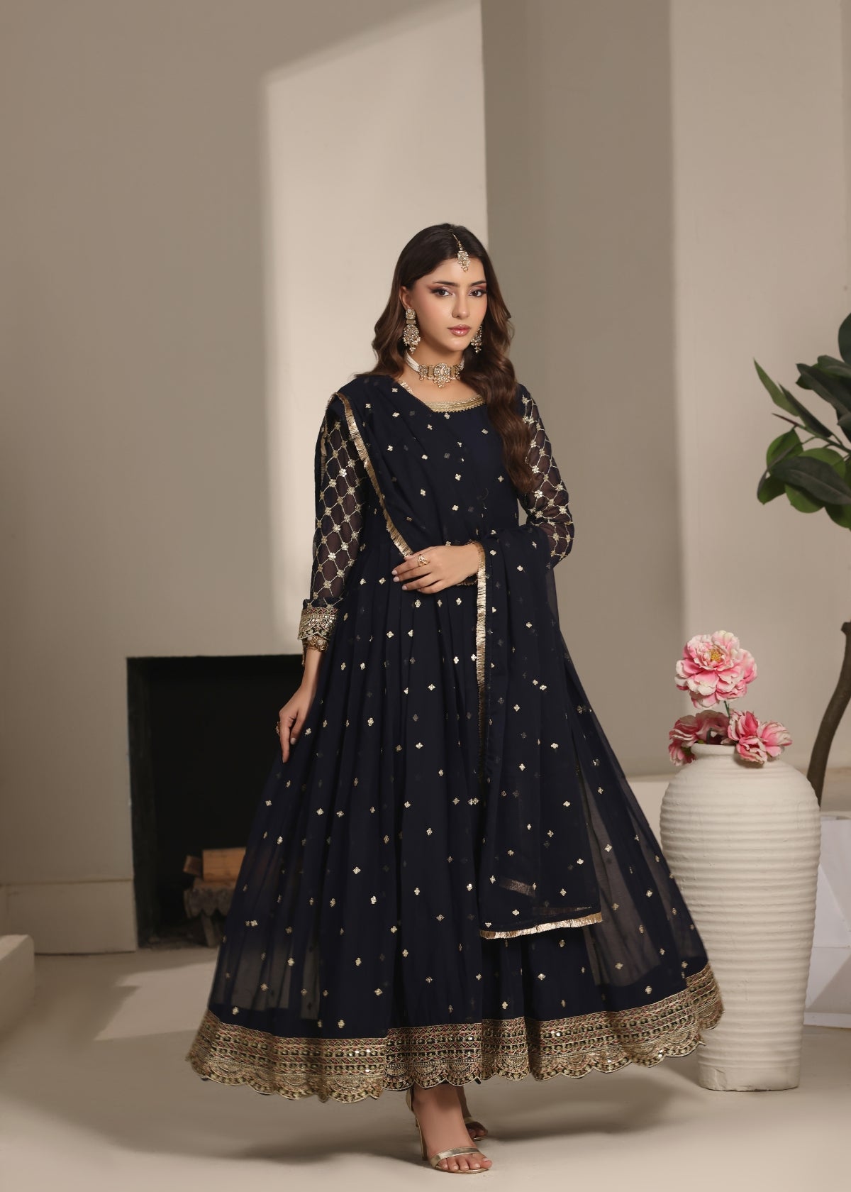 Bahar Navy Blue