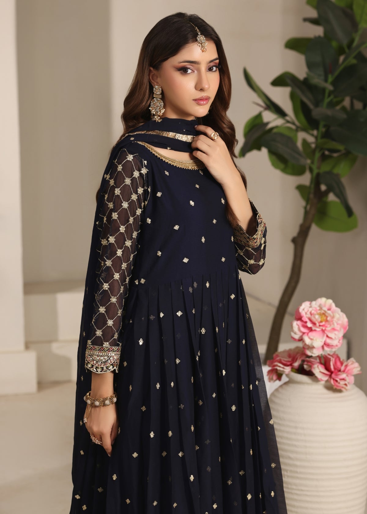 Bahar Navy Blue