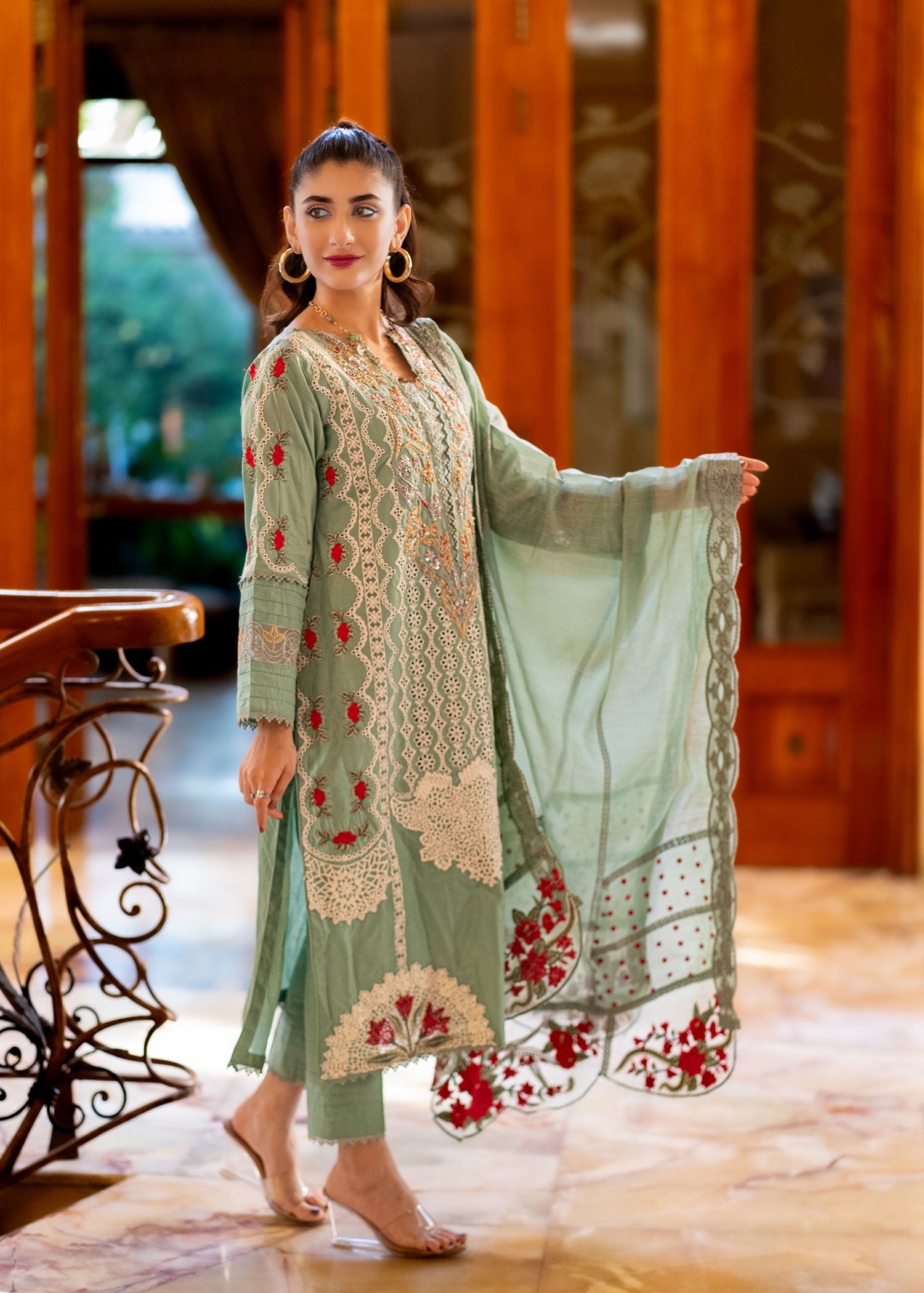 Manzar Mint Green