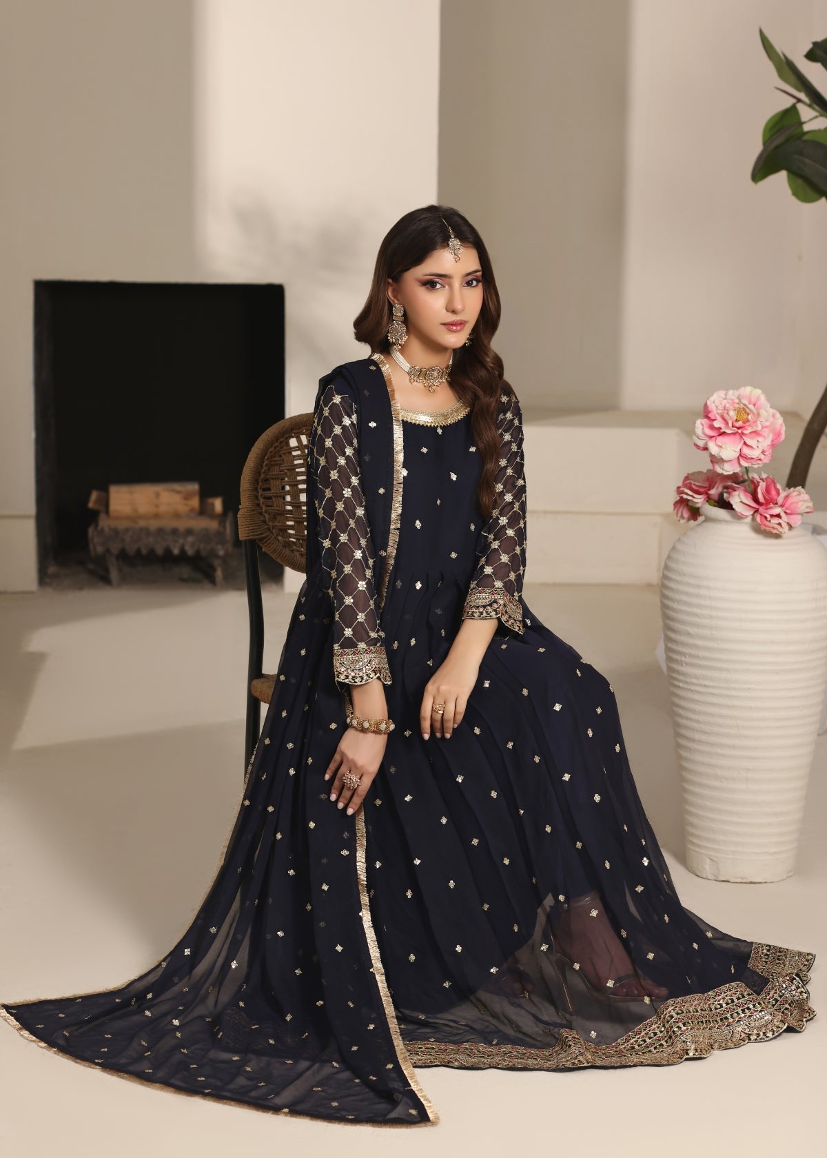 Bahar Navy Blue