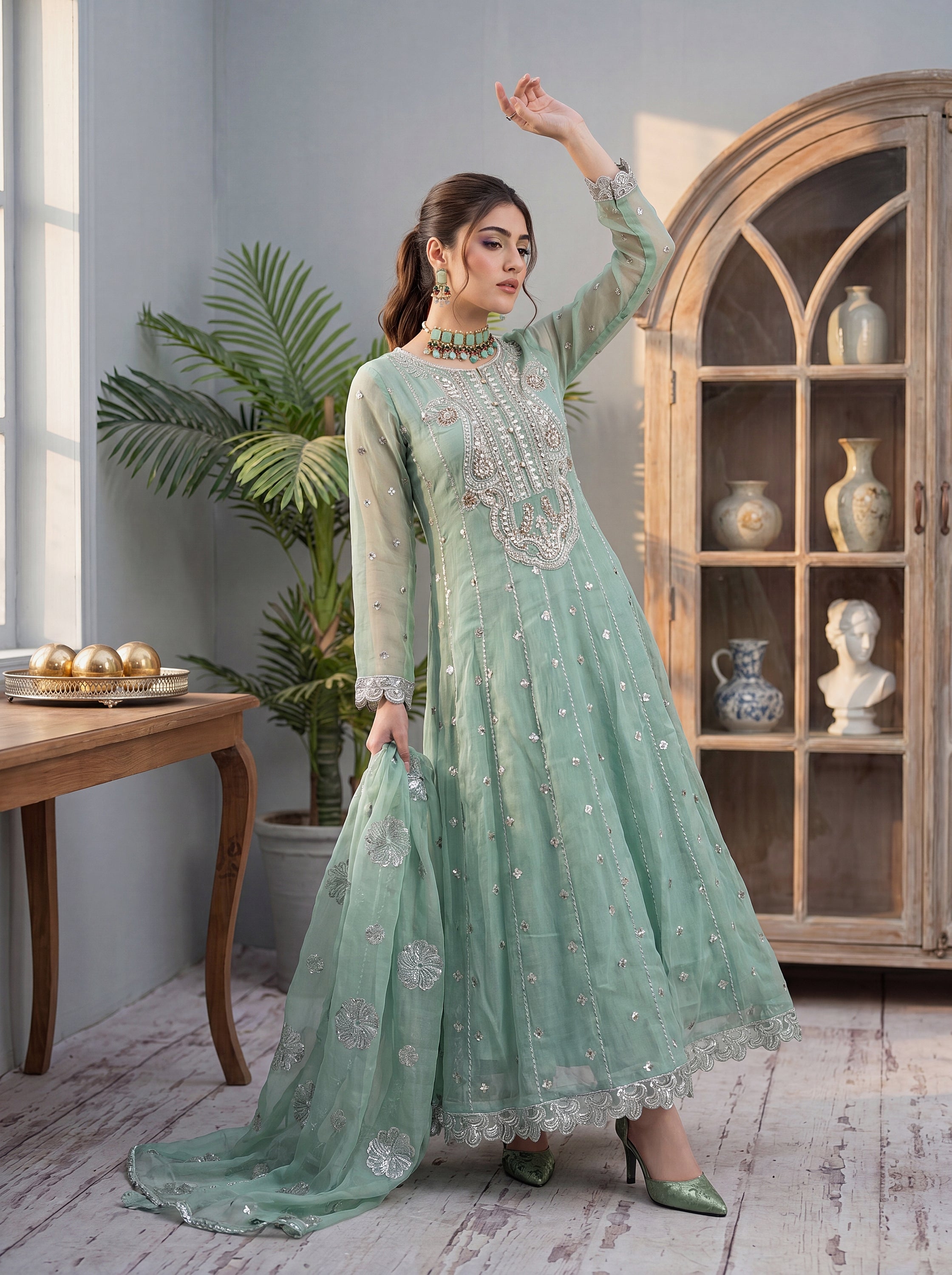 Soniya Mint Green