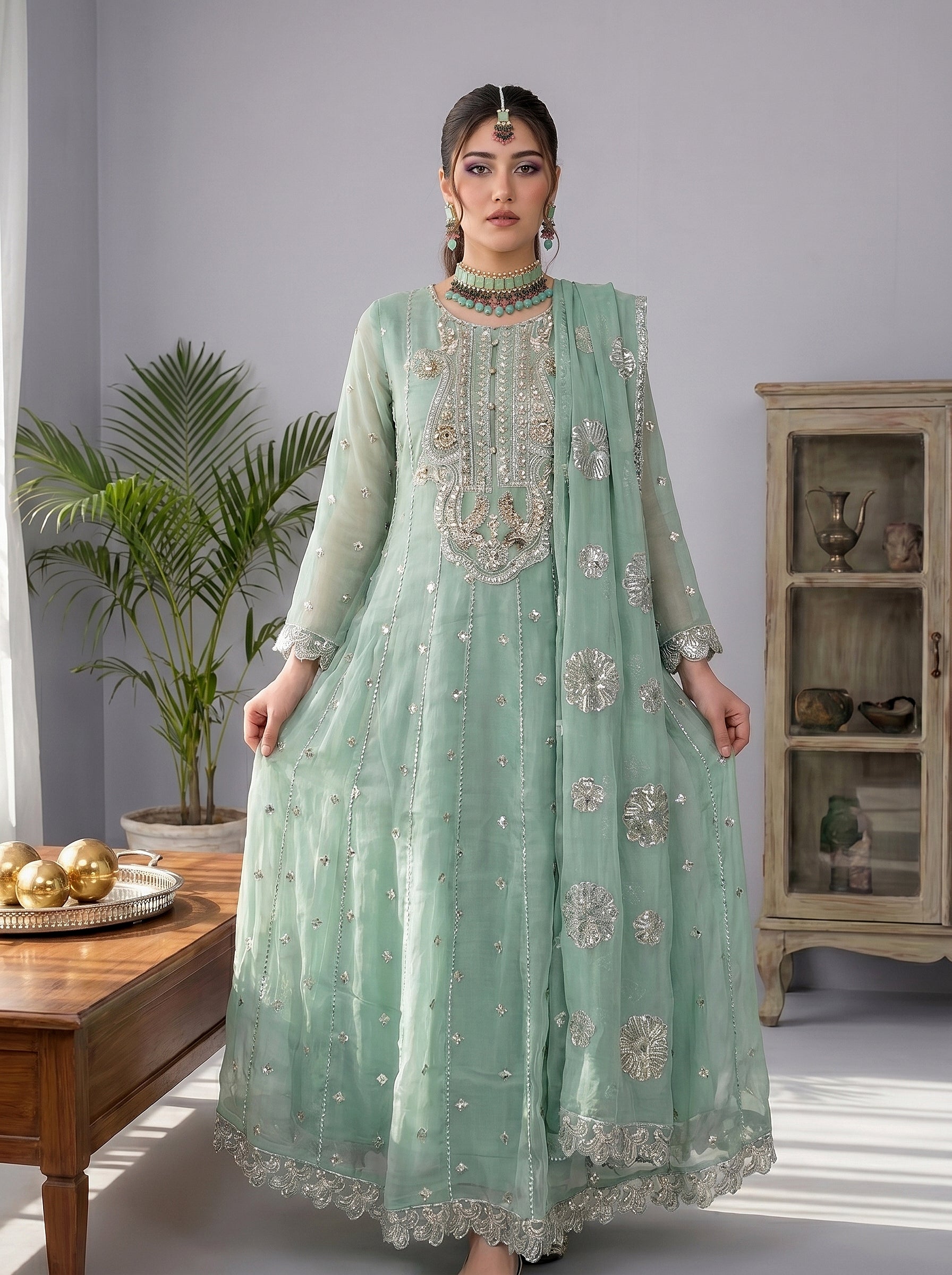 Soniya Mint Green